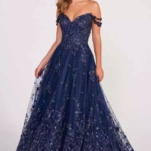 Ellie Wilde Sweetheart Beaded Gown /Dress